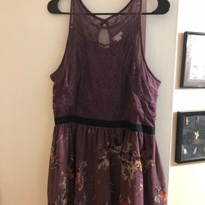 Purple sun dress